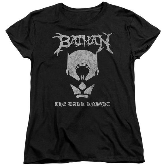 Batman - Black Metal Batman - Women's Short Sleeve Shirt - Small