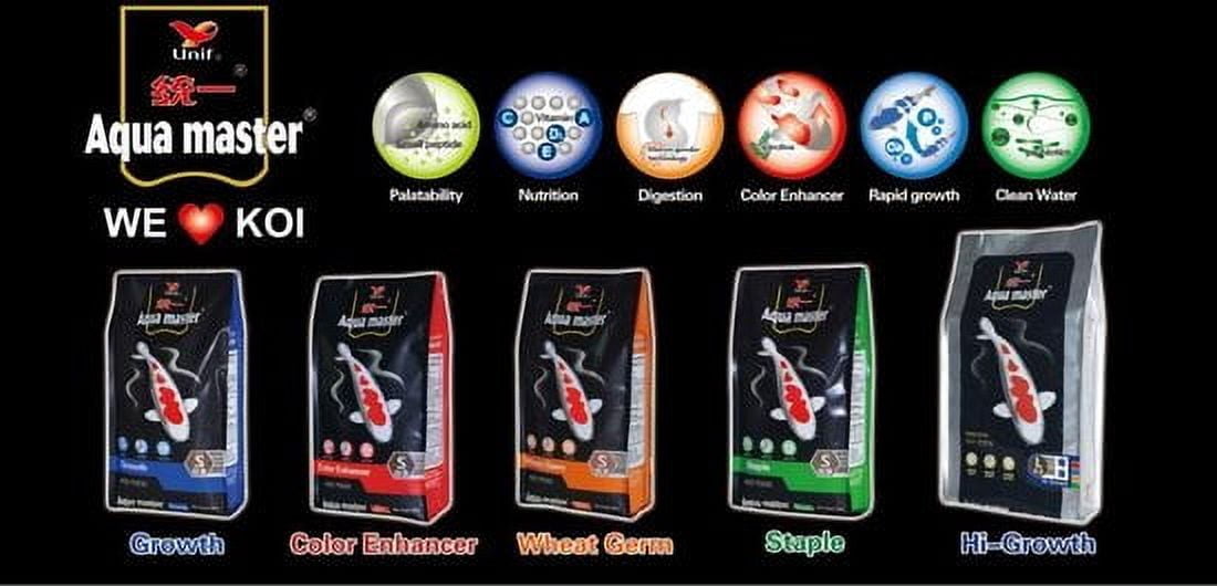Aqua Master Wheat Germ Koi Food 5kg (11lbs) Small Pellet
