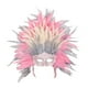 thumbnail image 1 of Tocado de plumas, accesorio de disfraz para carnaval, espectáculos escénicos Rosa Gris, 1 of 9