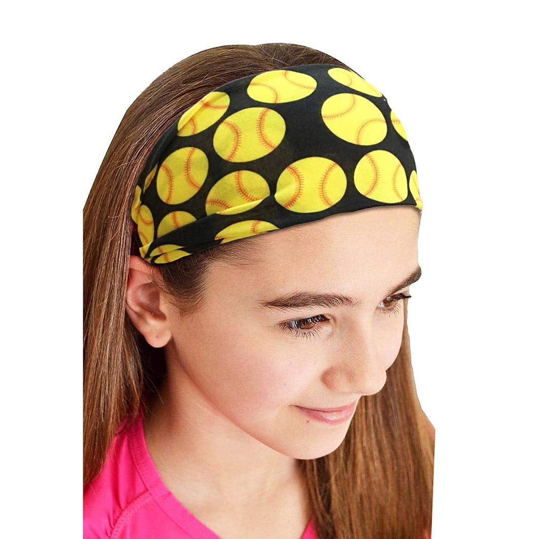 Headbands for Girls Girl Gifts Soccer Ball Headband Headbands for Women Elastic Headbands Adjustable Hair Bands Headband for Sports