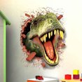 thumbnail image 1 of 3D Dinosaur Pattern Wall Sticker Poster Wallpaper Decor Decal for Room Door Glass Window, 1 of 6