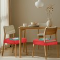 thumbnail image 3 of SEANATIVE Santa Claus Chair Covers for Dining Chairs Reusable Chair Seat Covers with Elastic Band Red Chair Protector Covers Christmas Chair Seat Decorative Cover for Bar Hotel Restaurant, 2 Pcs, 3 of 7