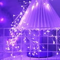 thumbnail image 5 of Mini Firecracker String Light 9.8Ft 100 LED USB Power Supply 8 Modes Cluster Chain Fairy String Light with Remote Control Firefly Light for Christmas Garden Decoration, 5 of 7