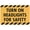 Warning Sign 1, variant on Turtle Pace Sign - 8"x12" Outdoor Metal Sign for Business Workplace Office Home Garden, Roadside, Speed Control