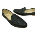 thumbnail image 4 of Jutti For Men Black Bridal Traditional Handmade Mojari Punjabi Juti Shoes Ethnic Mojari Indian Shoes US 11.5 / EURO 44.5, 4 of 6