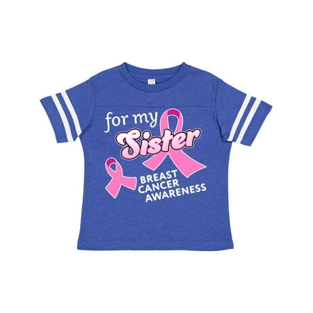

Inktastic For My Sister - Breast Cancer Awareness Gift Toddler Boy or Toddler Girl T-Shirt