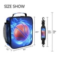 thumbnail image 4 of Lonchera WEVIBOFU Blue Fire con aislamiento de baloncesto para niños, 4 of 6