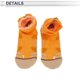 thumbnail image 5 of Calcetines de ciclismo Unique Bargains, antideslizantes, absorbentes de sudor, anti-fricción, calcetines para bicicleta al aire libre, naranja, talla única, neutros y universales, 1 par, 5 of 6