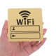 thumbnail image 5 of unbranded Adhesivo Dorado Con Señal WiFi Para Oficina Decoracion Resistente Impermeable, 5 of 7