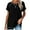 #Black, variant on Tank Tops Cotton Summer Women Solid Color V-Neck Pocket Sleeveless Casual Tee Tops Khaki XXL