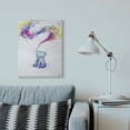thumbnail image 2 of Stupell Industries Colorful Abstract Elephant Animal Watercolor Painting Canvas Wall Art by Marc Allante, 2 of 6