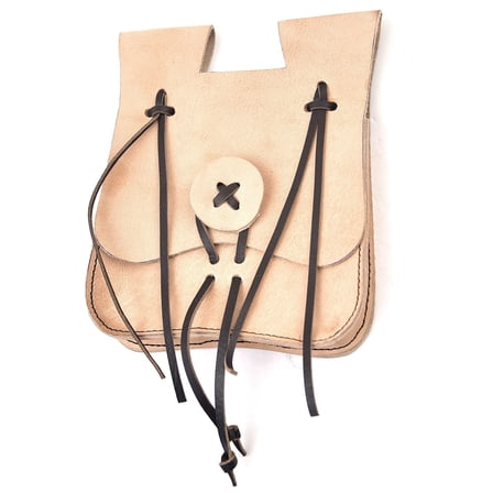 Armory Replicas Adventurer’s Medieval Belt Bag Classic Leather Pouch for Renaissance Fairs & Cosplay