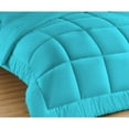 thumbnail image 4 of 1 Piece New Fluffy Pattern Comforter, 800 TC, 100% Egyptian Cotton, Super King Size Turquoise Blue Solid, 4 of 6