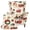 Santa Claus Gift Patterns, variant on Pzuqiu Santa Claus Snowflake Wing Chair Cover for Pet, Stain Resistant Wingback Chair Slipcover Polyester Spandex Fabric Wingback Armchair Cover for Lounge