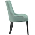 thumbnail image 3 of Modway Regent 20.5" Tufted Fabric Dining Side Chair, Laguna Green, Set of 2, 3 of 6