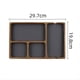 thumbnail image 2 of Caja Organizadora de Madera para Escritorio con Compartimentos para Gafas, Teléfono Móvil y Artículos . Caja de Almacenamiento de Madera Maciza., 2 of 5