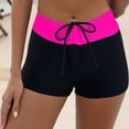 thumbnail image 7 of HCNTES Women's Swim Shorts High Waisted Swimsuit Shorts Adjustable Ruched Side Boyshorts Tummy Control Bathing Suit Bottom(Hot Pink,XL), 7 of 7