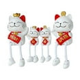 thumbnail image 4 of Figuras creativas de gato de la suerte, esculturas de resina, estatuas de animales, artesanías coleccionables EstiloC, 4 of 9