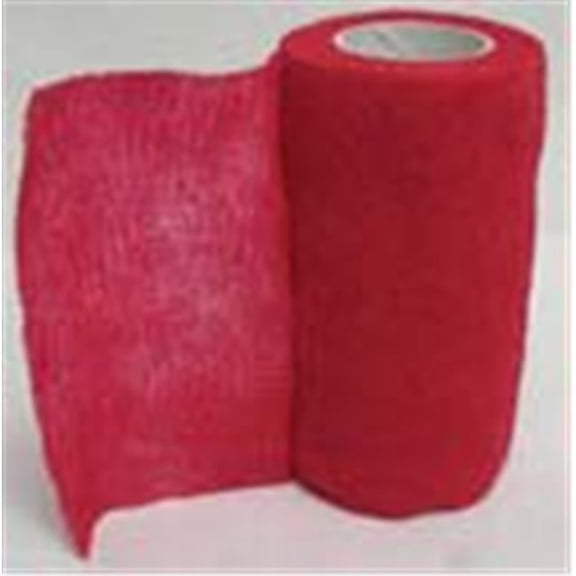 4 in. x 5 yard Wrap-It-Up Flex Bandage - Red  - 40713401
