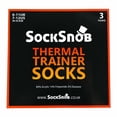 thumbnail image 2 of Sock Snob - Mens Thermal Low Cut Trainer Socks | 12 Pairs | Winter Invisible Socks for Men, 2 of 2