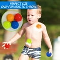 thumbnail image 5 of 4 Pcs Water Balloons - 2.4 x 2.4in Reusable Self-Filling Splash Balls for Outdoor Water Games, 5 of 6
