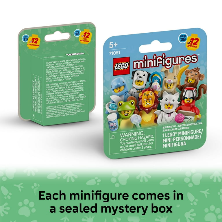 LEGO Minifigures Animal Series 28 Mystery Box Toy, 71051 - Walmart.com