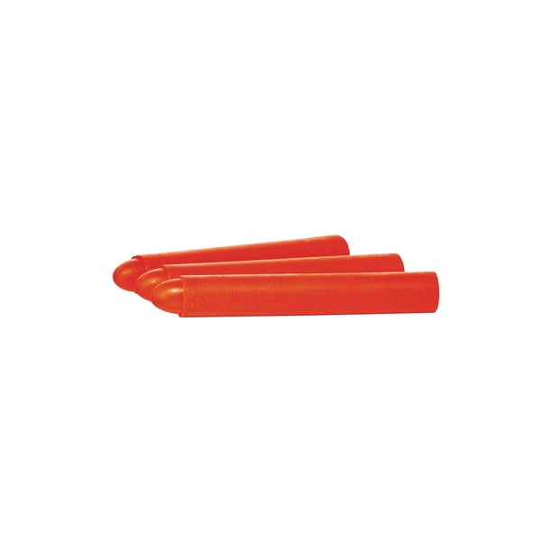 Dixon Industrial Fluorescan Specialty Crayones redondos 4-3/4 x 11/16"" naranja, paquete de 12 (13003)