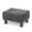 Lava Gray, variant on OSM Foot Stool Ottoman, Small Ottoman Foot Rest with Legs, Rectangle Foolstool Ottomans for Couch, Ottoman Foot Stools for Living Room Entryway (Brown)