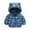 42Dark Blue, variant on Hicidod Toddler Boys Girls Puffer Jacket Lightweight Warm Hooded Down Jackets Cute Bear Ears Long Sleeve Zipper Jackets Outwear