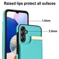 thumbnail image 4 of Wallet Case for Samsung Galaxy A13 5G, Vintage Premium PU Leather Ultra Slim Case with Card Holder, Protective Anti-drop Magnetic Clasp Phone Case for Samsung Galaxy A13 5G, Mint, 4 of 7
