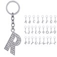 thumbnail image 2 of Porte-clés Design Strass A à Z Pendentif Porte-Clés pour Décoration de Sac à Main, 2 of 8