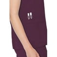 thumbnail image 4 of Med Couture Women's Scrub Top, Raglan Sleeves for Modern Fit, 6 Pockets 2-Way Stretch, Durable & Breathable Fabric - MC7425, 4 of 7