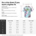 thumbnail image 5 of Kdxio Men'S Hawaiian Shirt For Men Short Sleeve Shirt Dragonfly Floral Summer Casual Holiday Beach Button Down T-Shirts, 5 of 5