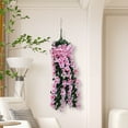 thumbnail image 2 of FeiFu Artificial Hanging Flowers for Outdoors, Fake Hanging Plants with Baskets, Silk Faux Flowers for Outdoor Planters for Porch Decor Spring Summer Outside Decoration, 2 of 2