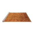 thumbnail image 2 of Ahgly Company Machine Washable Indoor Rectangle Oriental Orange Industrial Area Rugs, 2' x 5', 2 of 4