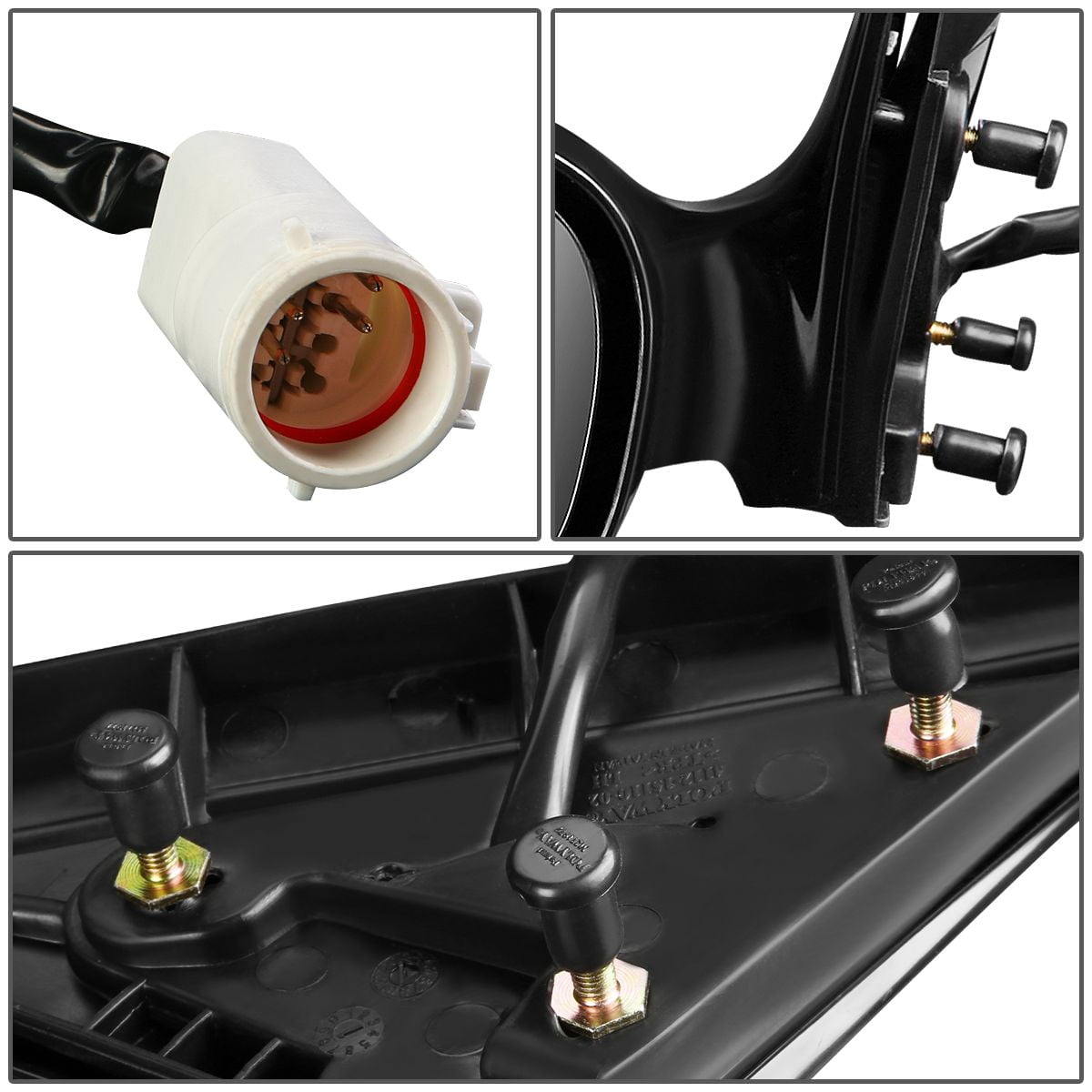 DNA Motoring Power+Heated Driver Left Side Mirror for 96-99 Taurus Sable