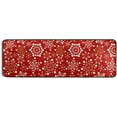 thumbnail image 5 of Dreamtimes Christmas Snowflakes Hallway Runner Rug 2'x6' Kitchen Rug with Rubber Backing Red Non Slip Entryway Rug Runner Washable Soft Area Rug for Hallway Bedroom Kitchen Decor, 5 of 6