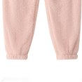 thumbnail image 3 of Kaemgyyd Women's Fleece Pajama Pants Plush Comfy Warm Pj Trousers Sherpa Lined Cinch Bottom Lounge Long Pants Sleepwear, 3 of 4