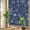 Navy, variant on Teal Wood Grain Privacy Window Film, Decorative Stained Glass Window Film, Gradient Farm Old Wooden Board Vintage Resuable Rainbow Static Cling for Home Bathroom Living Room Glass Door 23.6"x59"