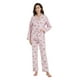 thumbnail image 1 of Apparonia Conjuntos de Piyamas Mujer 100% Algodón Francela Flor Rosada Claro​ 3XL, 1 of 7