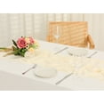 thumbnail image 6 of REGALWOVEN 6 Pack Chiffon Table Runners for Wedding or Party Beige 28x120 inch, 6 of 6