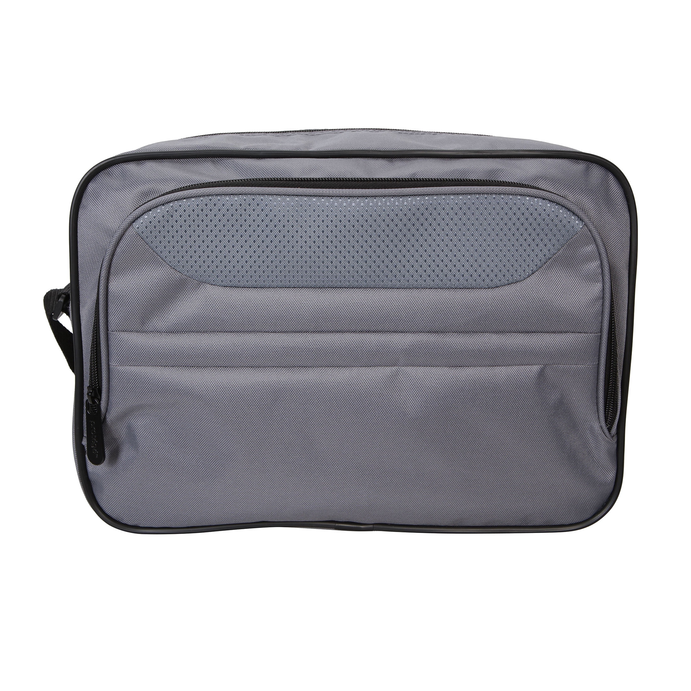 Protege 3-Piece Softside Luggage Travel Set, Includes Medium Checked Luggage, Carry On Duffel and Boarding Tote, Soothing Gray