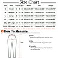 thumbnail image 2 of Plebaso Cotton Linen Pants for Women Solid Color Elastic Waist Straight Leg Cropped Trousers Pocket Ladies Casual Pants, 2 of 4