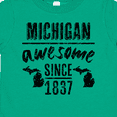 thumbnail image 4 of Inktastic Michigan Awesome Since 1837 Boys or Girls Toddler T-Shirt, 4 of 5