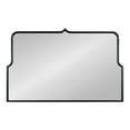 thumbnail image 3 of Kate and Laurel Gezella Wide Arch Mirror, 37 x 24, Black, Glam Scallop Arched Mirror Perfect for Bathroom Vanity or Fireplace Mantle, 3 of 8