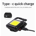 thumbnail image 2 of Mini LED Working Light Portable Pocket Flashlight USB Rechargeable Key Light Lantern Camping Outside Hiking COB Lantern, 2 of 15
