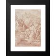 thumbnail image 2 of Carlo Maratti 13x18 Black Modern Framed Museum Art Print Titled - Vision of St. Philip Neri (C. 1673-75), 2 of 5