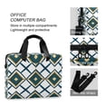 thumbnail image 4 of FORMRS 16" Laptop Bag Carrying Sleeve Case with Handle Travel Shoulder Briefcase, Gold Geometric Pattern, 4 of 8