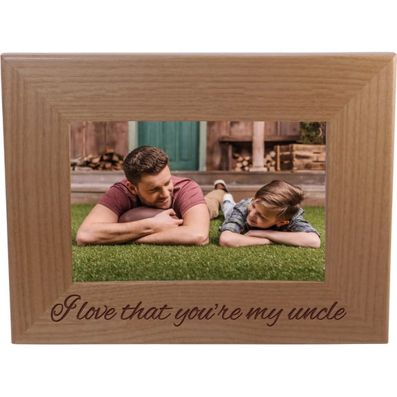 I Love That You're My Uncle 4-inch x 6-Inch Wood Picture Frame