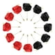 thumbnail image 1 of Ramos de Rosas para Novios, Pines de Ramo para Hombres, Ceremonia de Boda, Aniversario, Fiesta Negro/Rojo 12 Pcs, 1 of 6